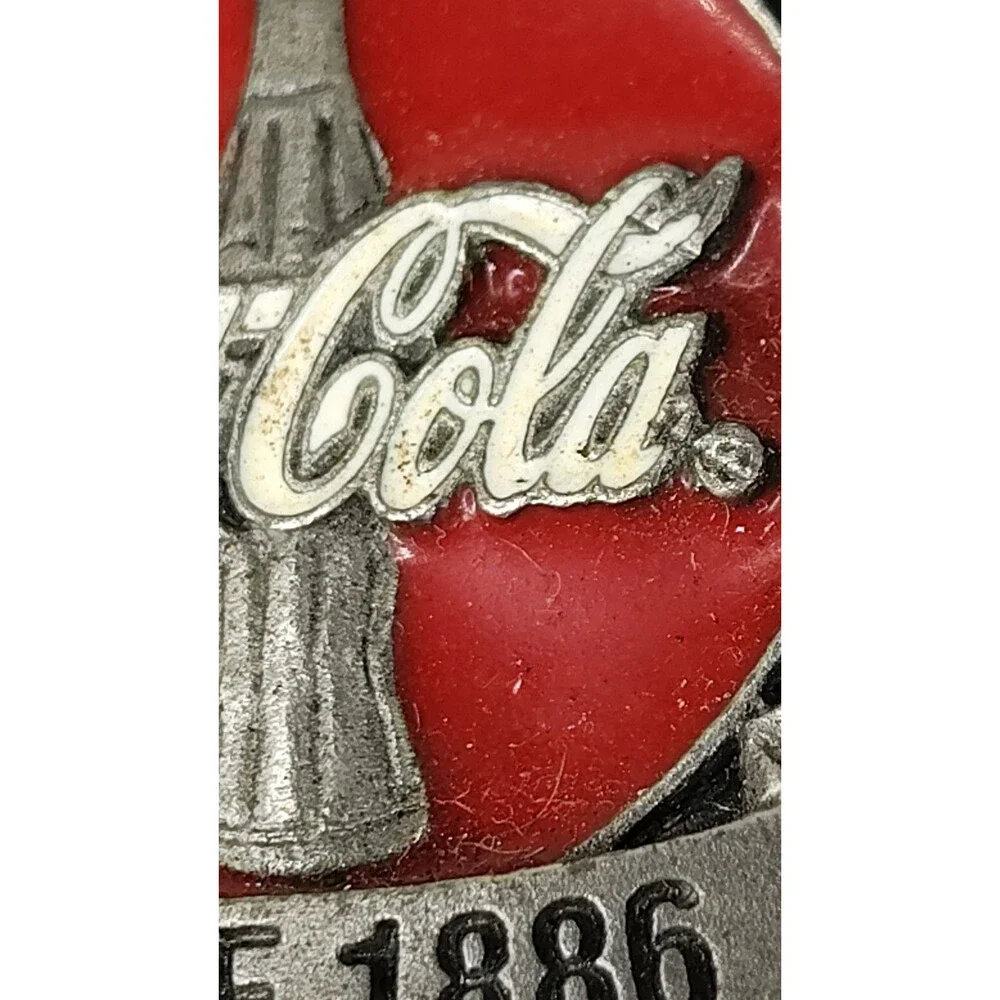 Vintage 1997 Always Coca Cola Since 1886 Coke Bottle Keychain, Metal Key Chain